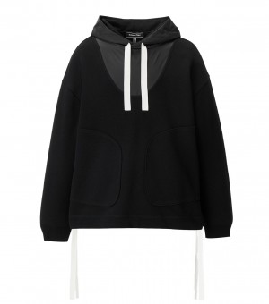 Black Onitsuka Tiger Hoodie | 02195-NCKL