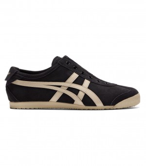 Black Onitsuka Tiger Mexico 66 Slip-On | 86045-QSKW