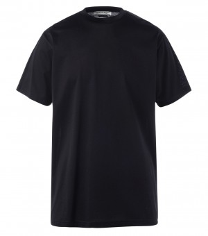 Black Onitsuka Tiger T Shirts | 16980-RLUI