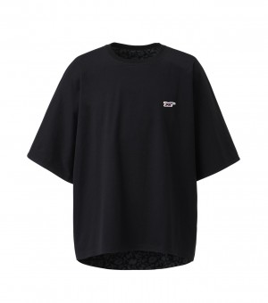 Black Onitsuka Tiger T Shirts | 60153-FUXS