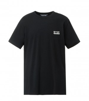 Black Onitsuka Tiger T Shirts | 69247-GNAE