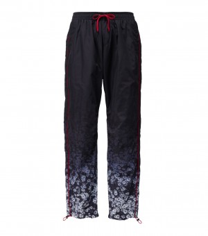 Black / Red Onitsuka Tiger P Track Pants | 71428-UQOV