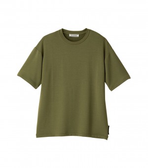 Khaki Onitsuka Tiger T Shirts | 01586-OIHL