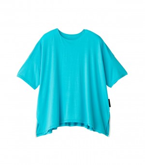 Light Blue Onitsuka Tiger T Shirts | 60421-KHZB