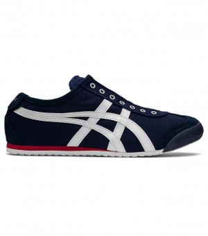 Navy / White Onitsuka Tiger Mexico 66 Slip-On | 75234-QPMY