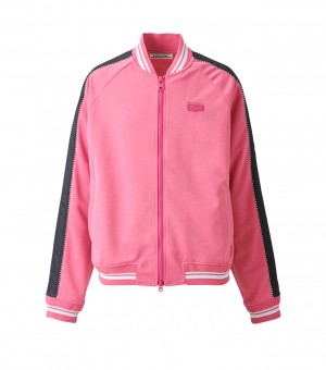 Pink Onitsuka Tiger Track Tops | 09514-XYUQ