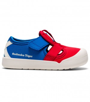 Red / Blue Onitsuka Tiger Mexico 66 Sandal | 64310-KFUJ