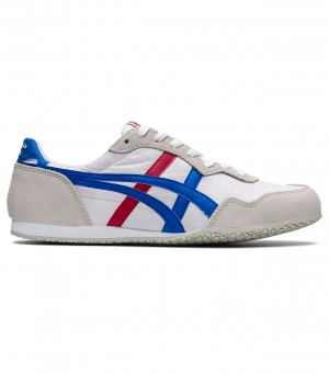 White / Blue Onitsuka Tiger Serrano | 19073-TGAR