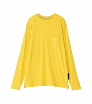 Yellow Onitsuka Tiger Sweatshirts | 47510-ZQUV