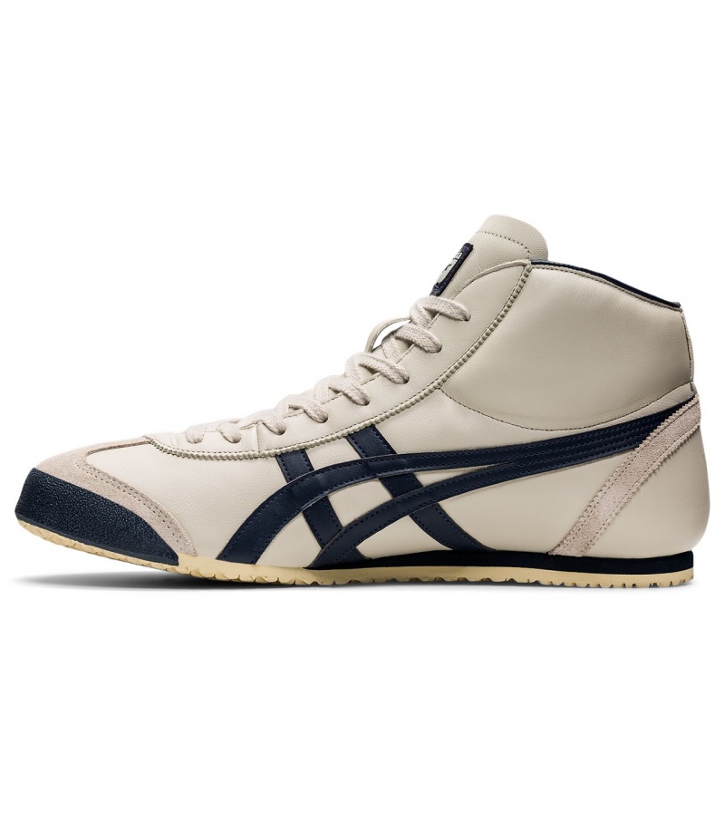 Beige Onitsuka Tiger Mexico Mid Runner | 34718-MYZC