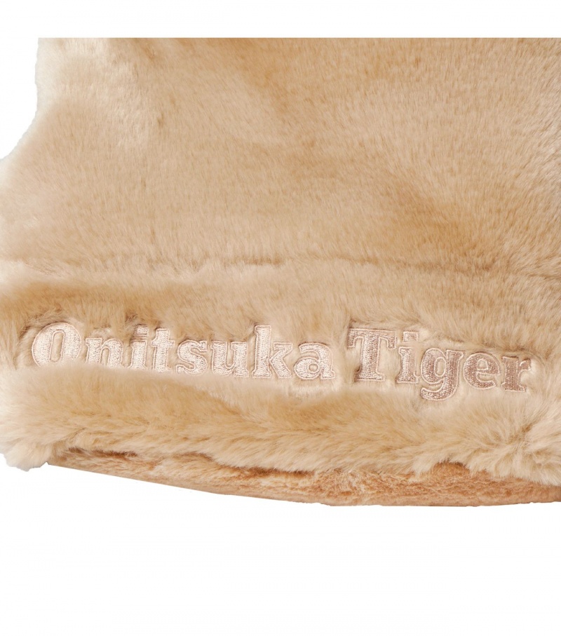 Beige Onitsuka Tiger Shoulder Bag | 65203-CYBE