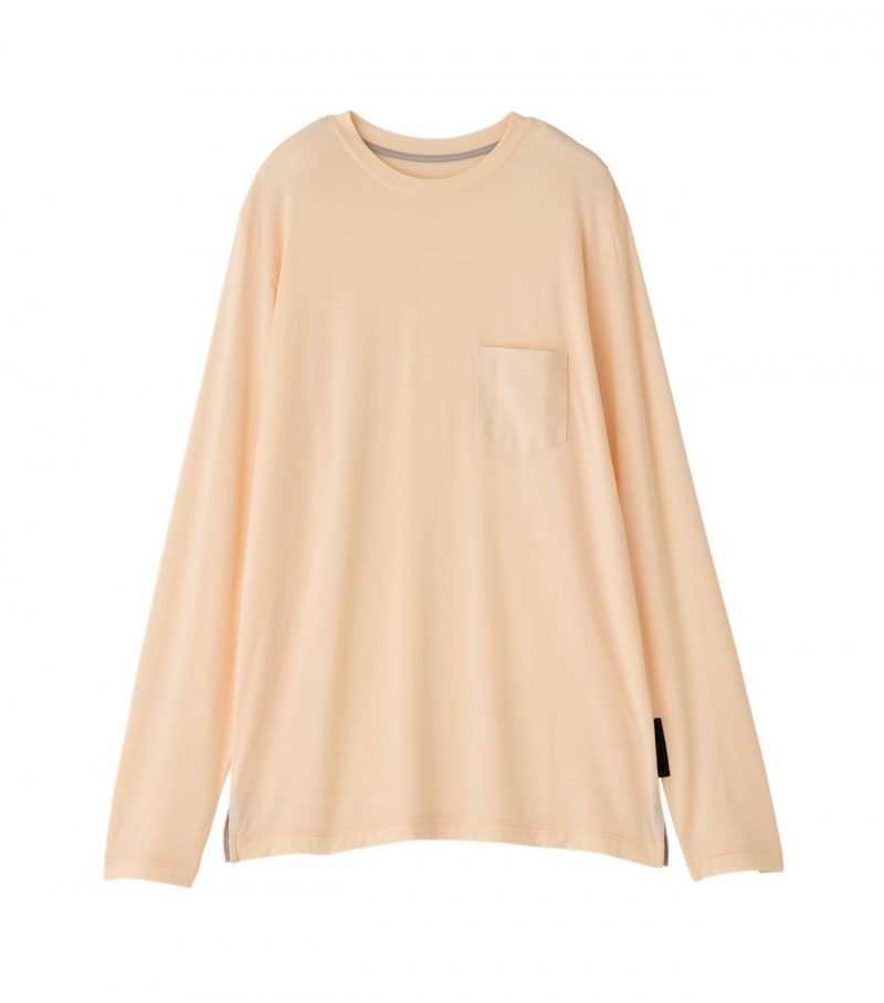 Beige Onitsuka Tiger Sweatshirts | 16893-EWNI