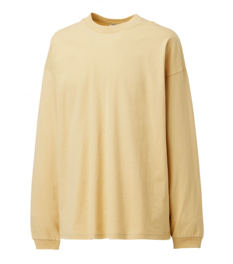 Beige Onitsuka Tiger Sweatshirts | 32841-SJHE