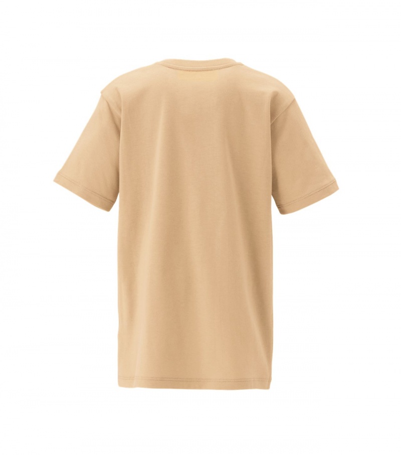 Beige Onitsuka Tiger T Shirts | 12709-XUTQ