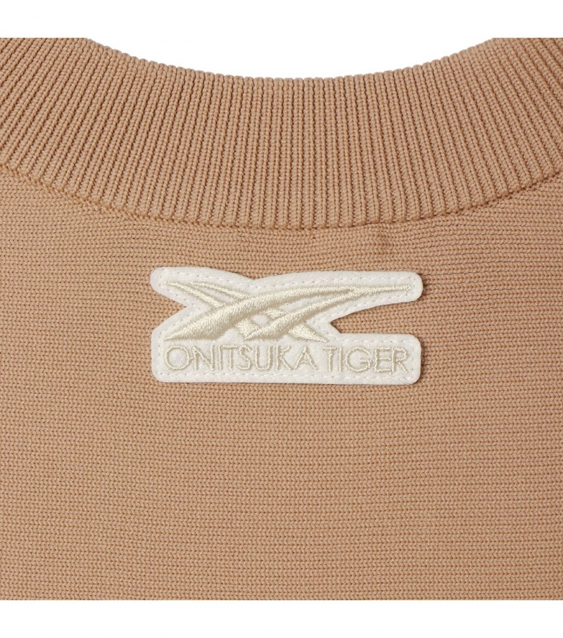 Beige Onitsuka Tiger Ws Knit Dress | 69271-DVIR