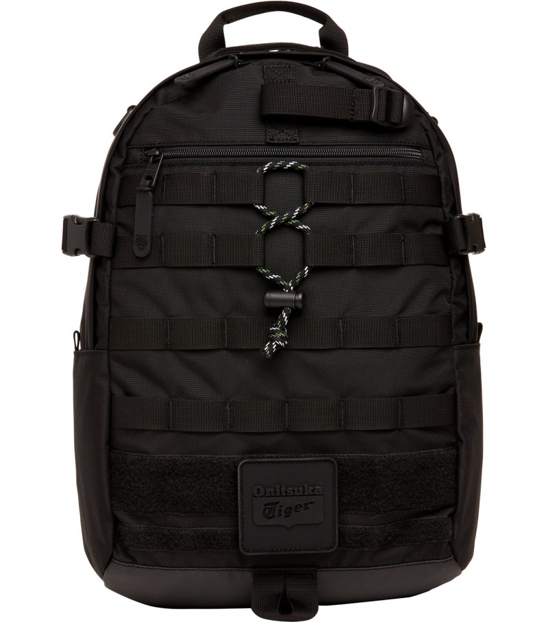 Black Onitsuka Tiger Back Pack | 10458-WDQF