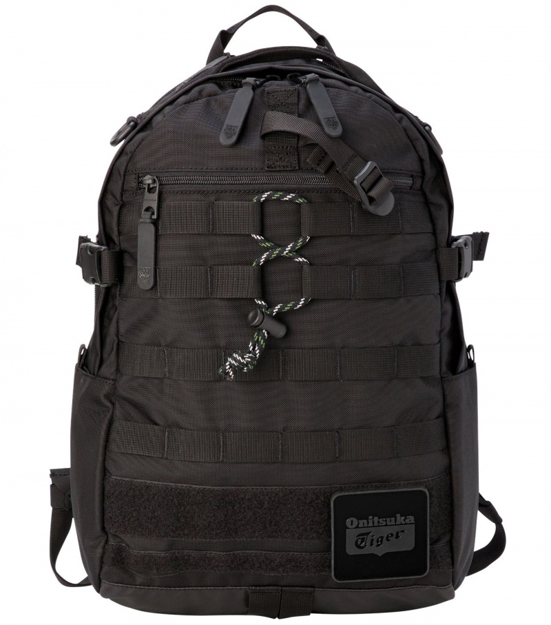 Black Onitsuka Tiger Back Pack | 10458-WDQF