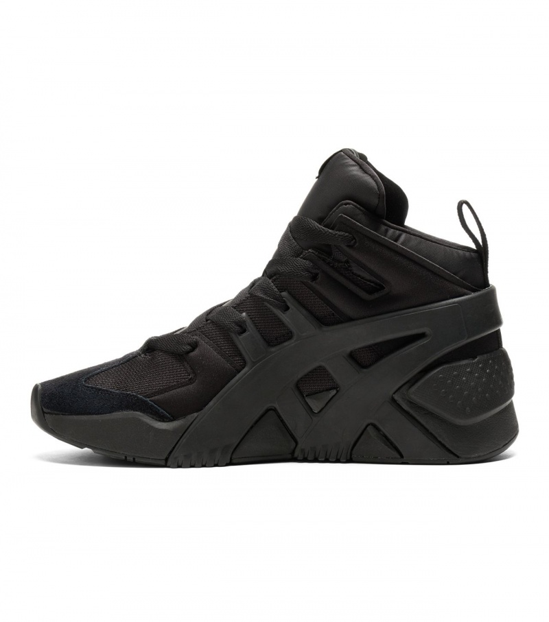 Black Onitsuka Tiger Big Logo Trainer Puffed | 86251-ZRCY