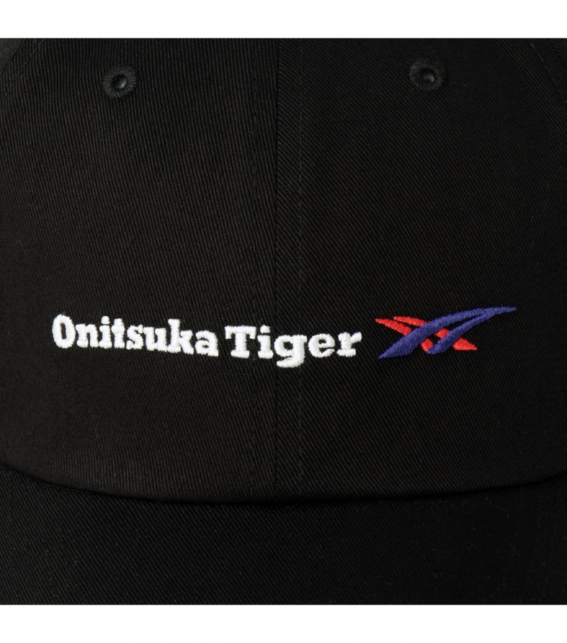 Black Onitsuka Tiger Cap | 23104-XRWB