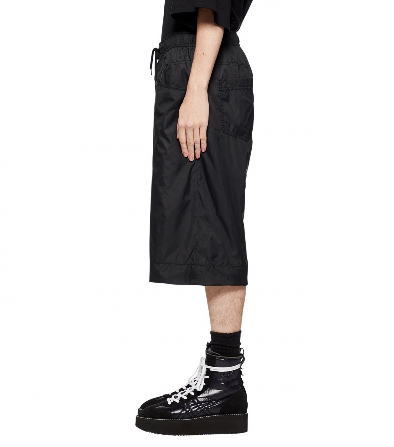 Black Onitsuka Tiger Cropped Pants | 64928-DXGN