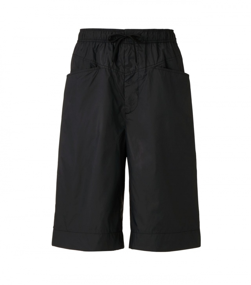 Black Onitsuka Tiger Cropped Pants | 74190-JSQM