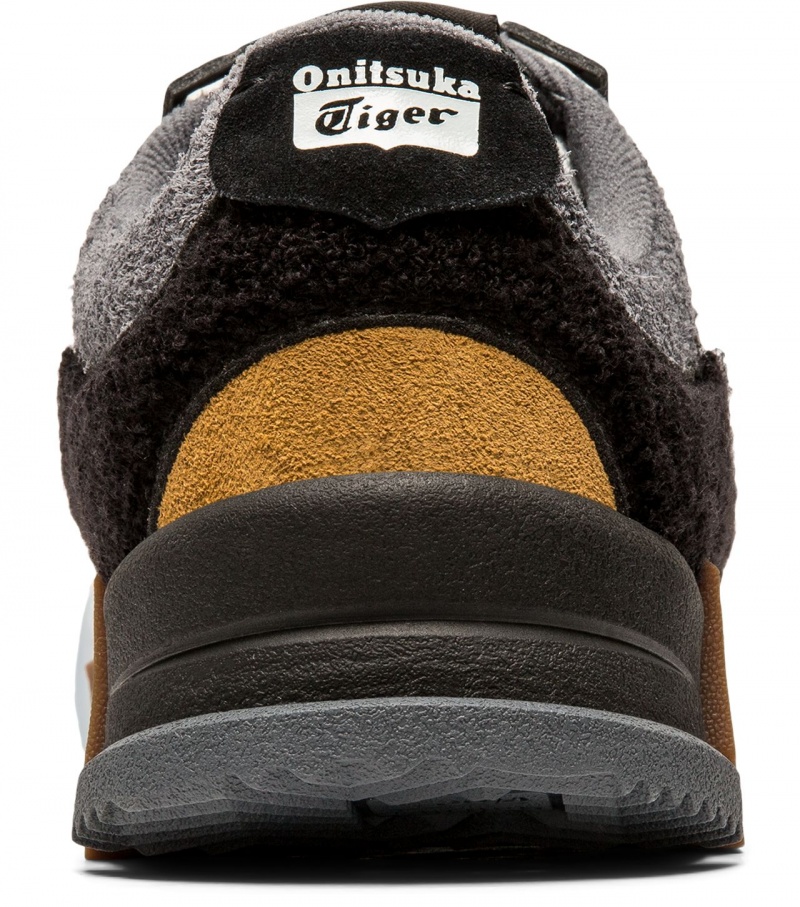 Black Onitsuka Tiger D-Trainer Slip Ons | 28154-OJLP