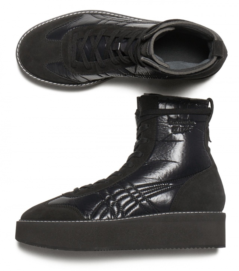 Black Onitsuka Tiger Delegation Chunk Boot | 74631-ZTKF