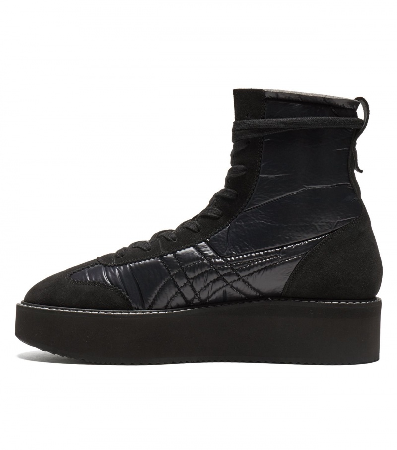 Black Onitsuka Tiger Delegation Chunk Boot | 74631-ZTKF