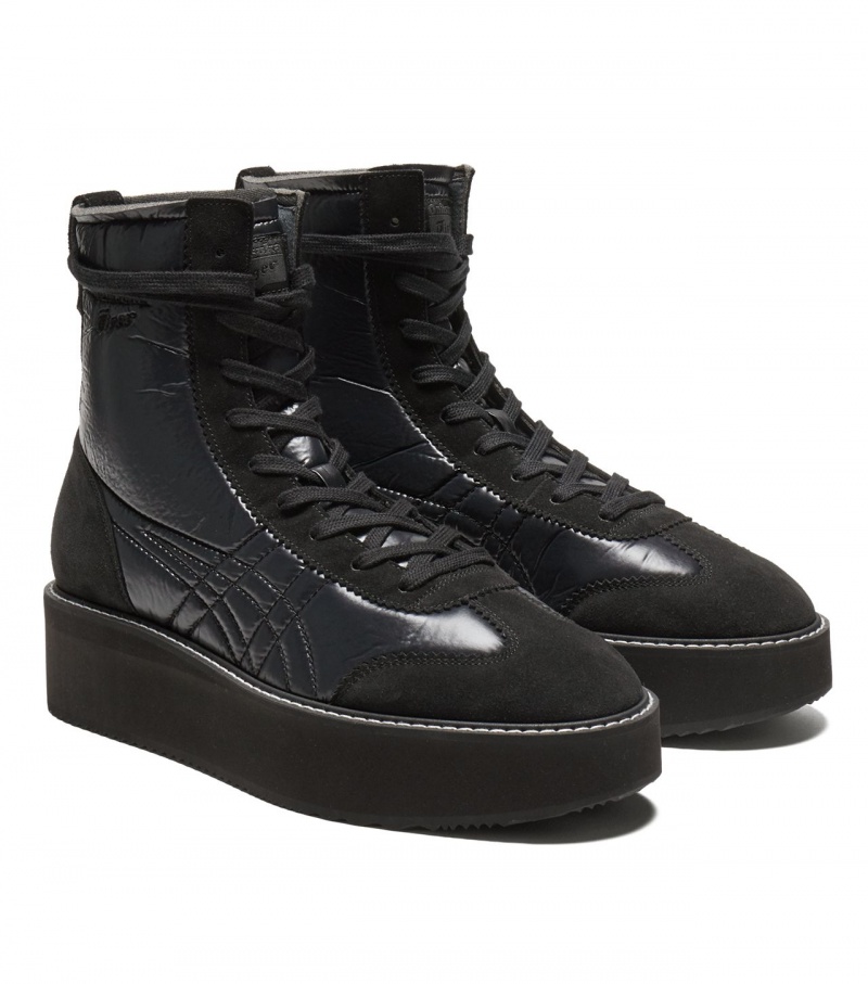 Black Onitsuka Tiger Delegation Chunk Boot | 74631-ZTKF