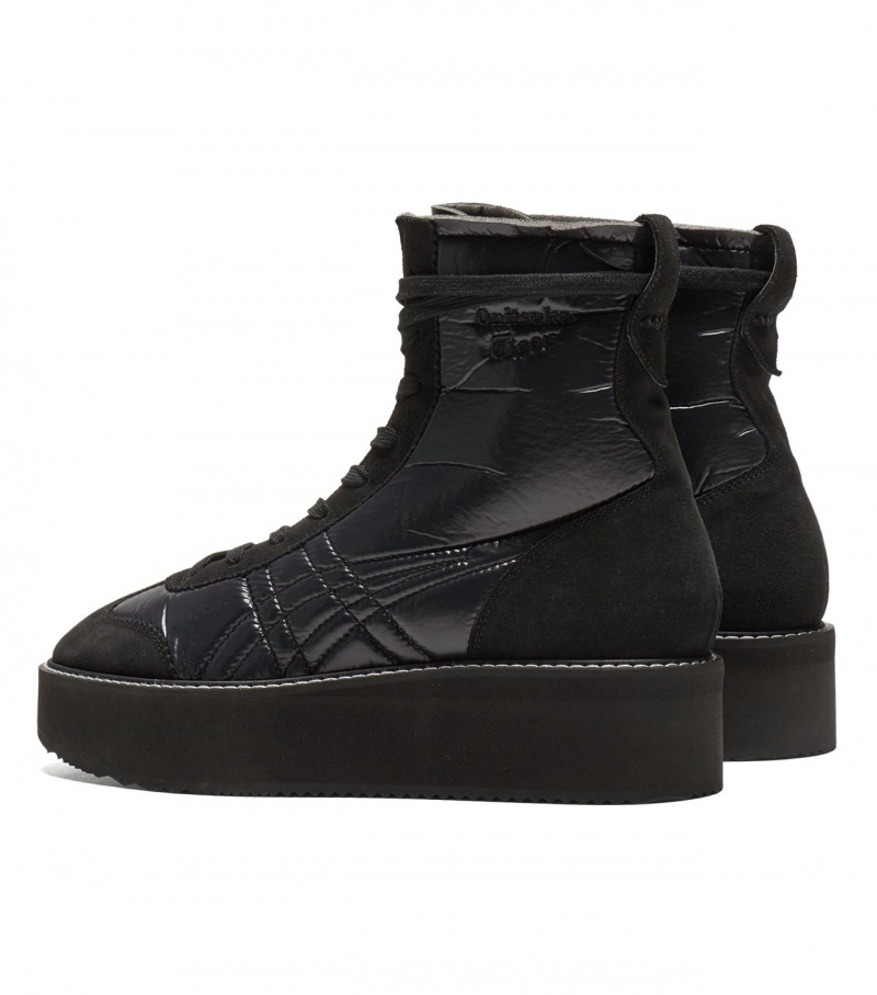 Black Onitsuka Tiger Delegation Chunk Boot | 74631-ZTKF