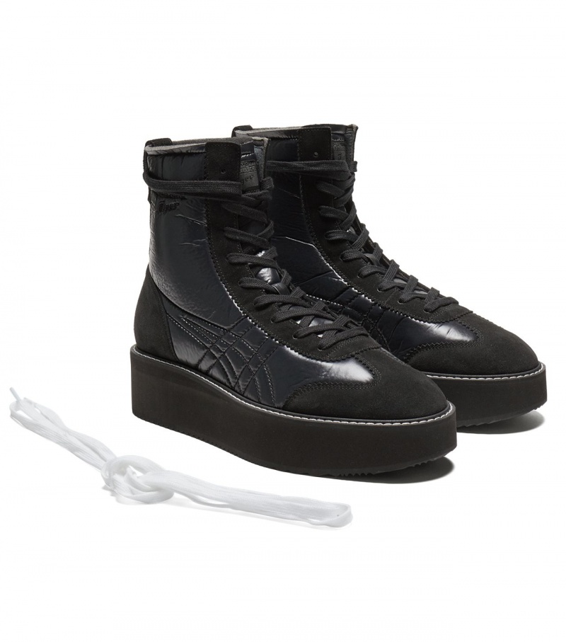 Black Onitsuka Tiger Delegation Chunk Boot | 74631-ZTKF