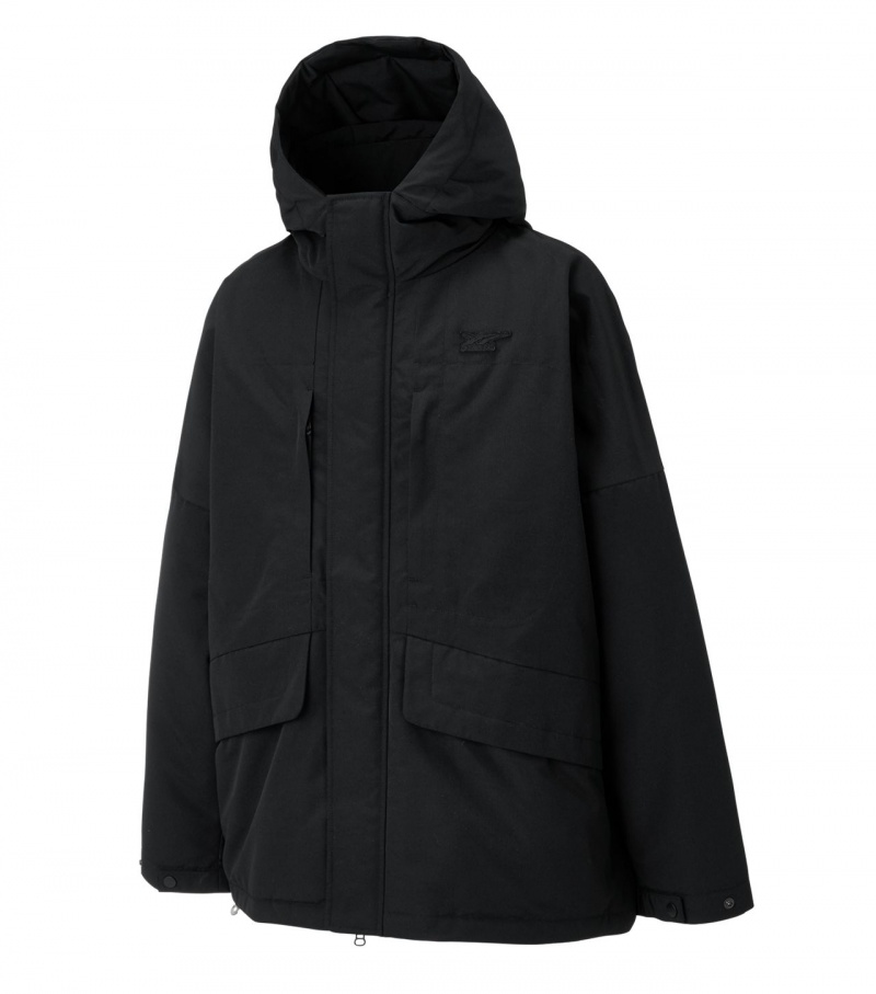 Black Onitsuka Tiger Down Jackets | 12504-TIOS