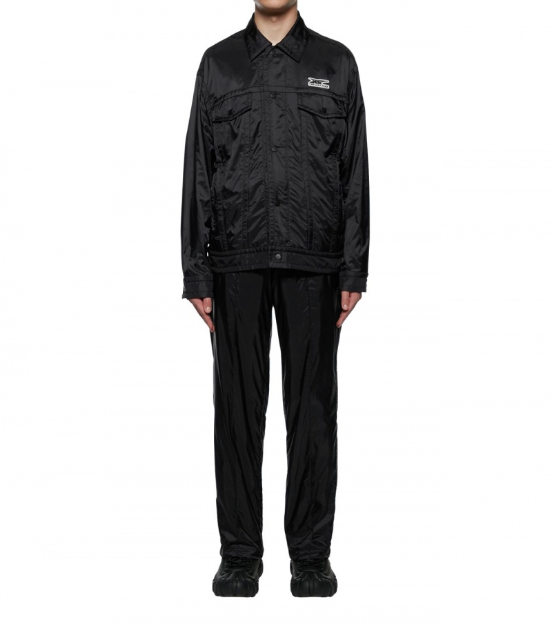 Black Onitsuka Tiger Jackets | 20954-LBKR