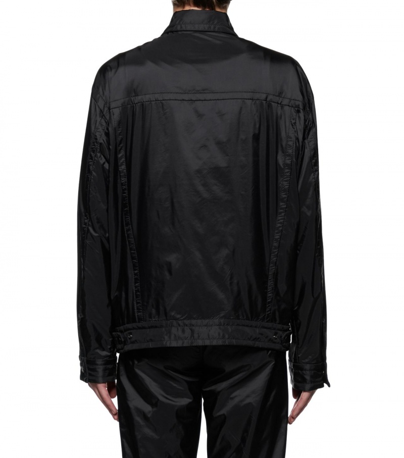 Black Onitsuka Tiger Jackets | 20954-LBKR