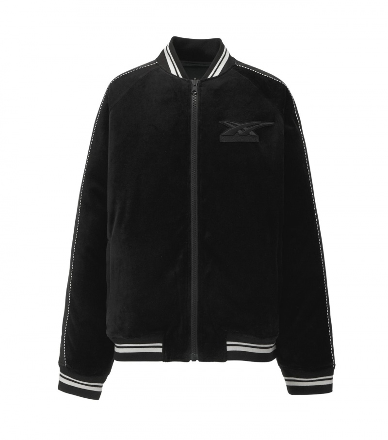 Black Onitsuka Tiger Jackets | 31047-AGYV