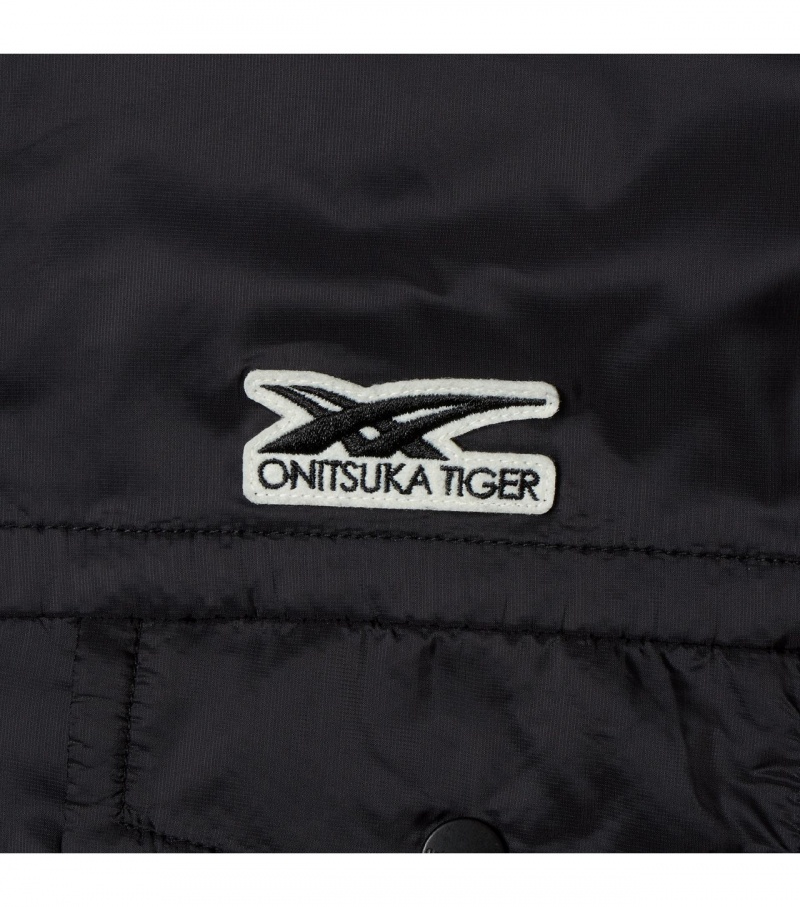 Black Onitsuka Tiger Jackets | 91785-APUY