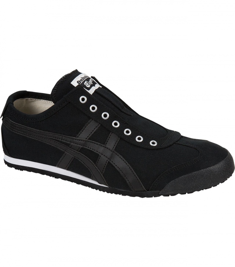 Black Onitsuka Tiger Mexico 66 Slip-On | 69082-JTKG