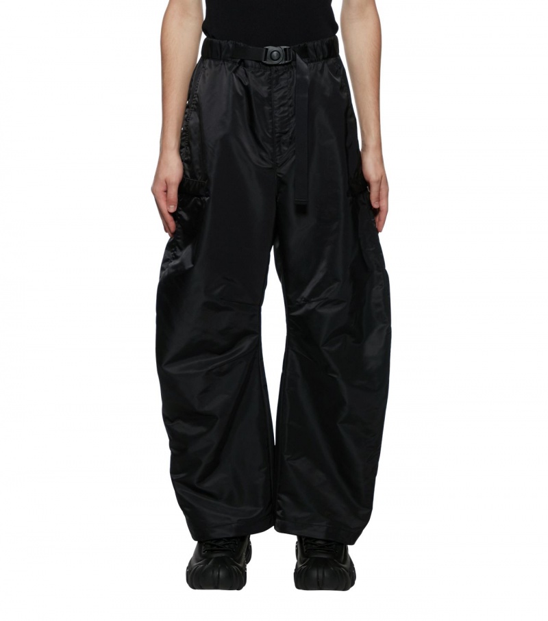 Black Onitsuka Tiger Sacoche Pants | 38642-IJQT