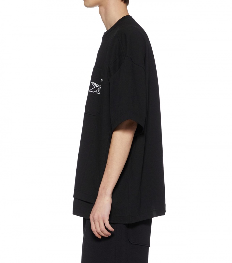 Black Onitsuka Tiger Ss Tops | 24067-ZJKQ