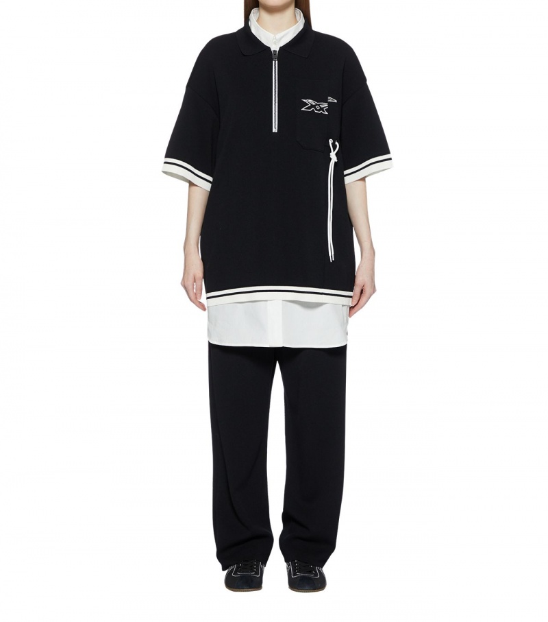 Black Onitsuka Tiger Ss Tops | 27894-FIUX