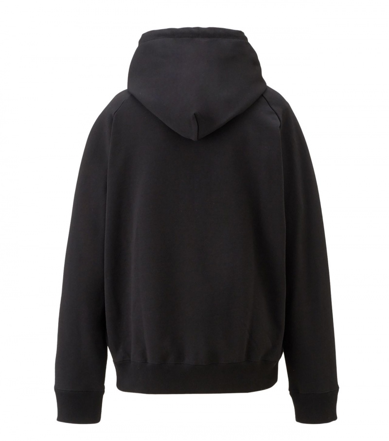 Black Onitsuka Tiger Sweat Hoodie | 04697-HKTQ