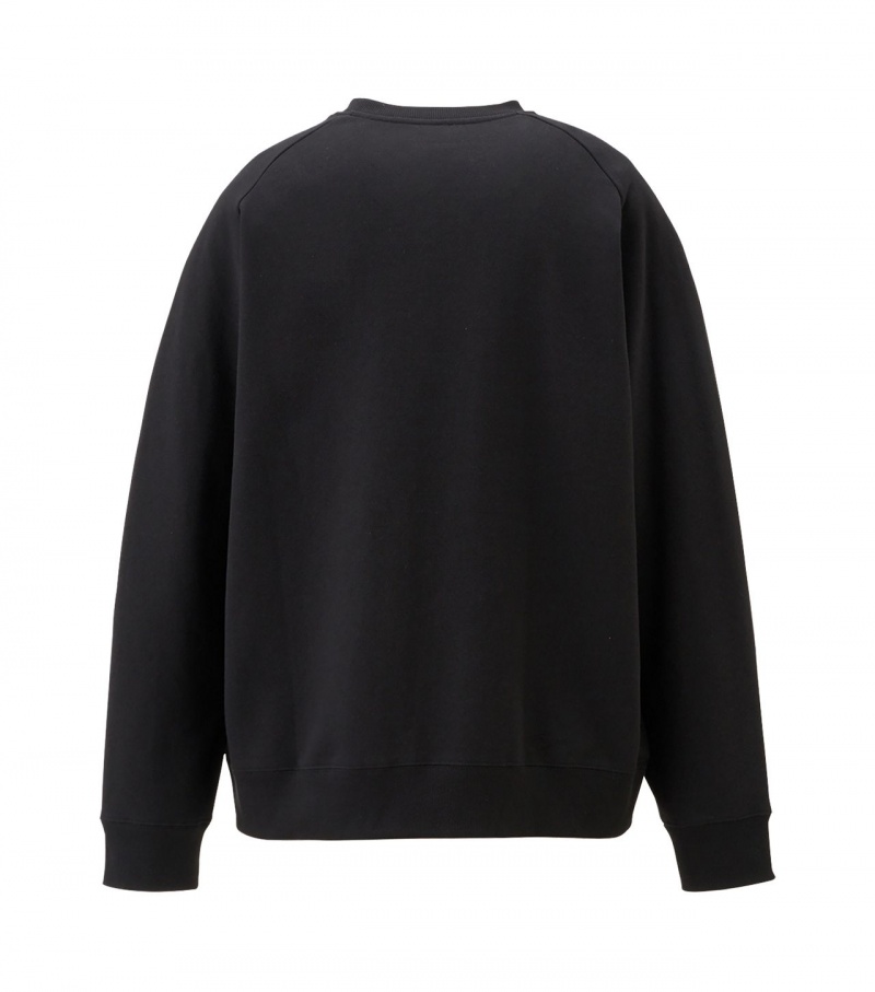 Black Onitsuka Tiger Sweat Tops | 41268-TGAQ