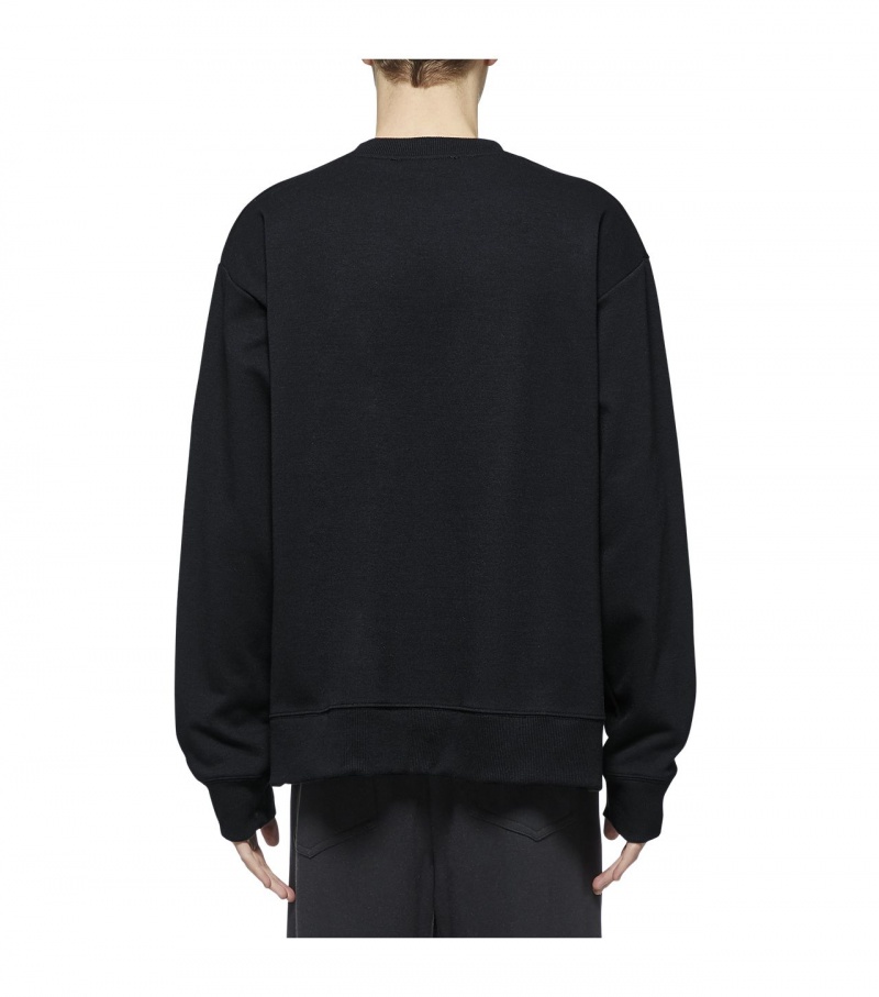 Black Onitsuka Tiger Sweatshirts | 72539-VDOA