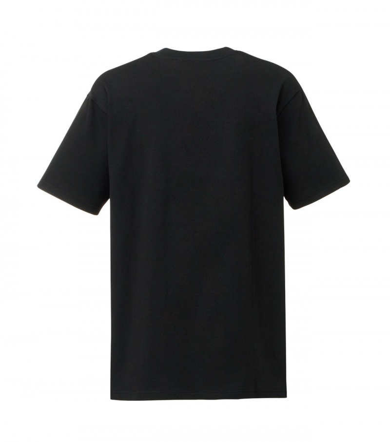 Black Onitsuka Tiger T Shirts | 61075-PXFS