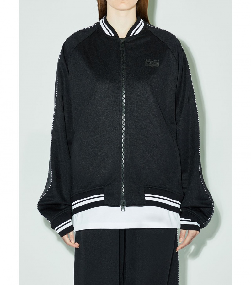 Black Onitsuka Tiger Track Tops | 29301-TBCK