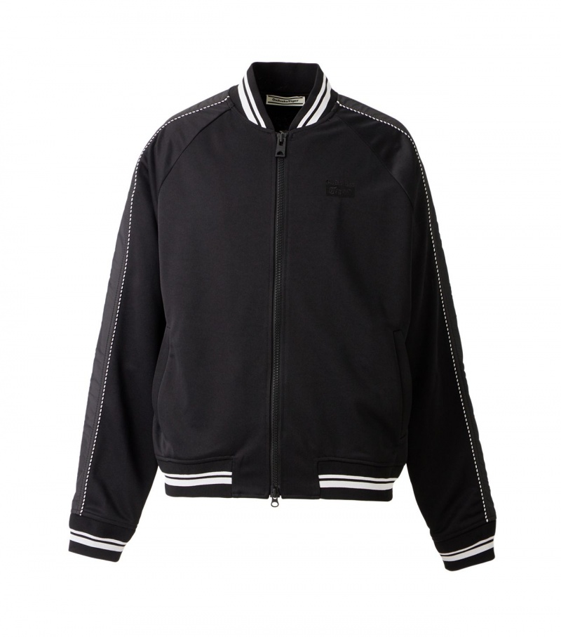 Black Onitsuka Tiger Track Tops | 76825-ESMP