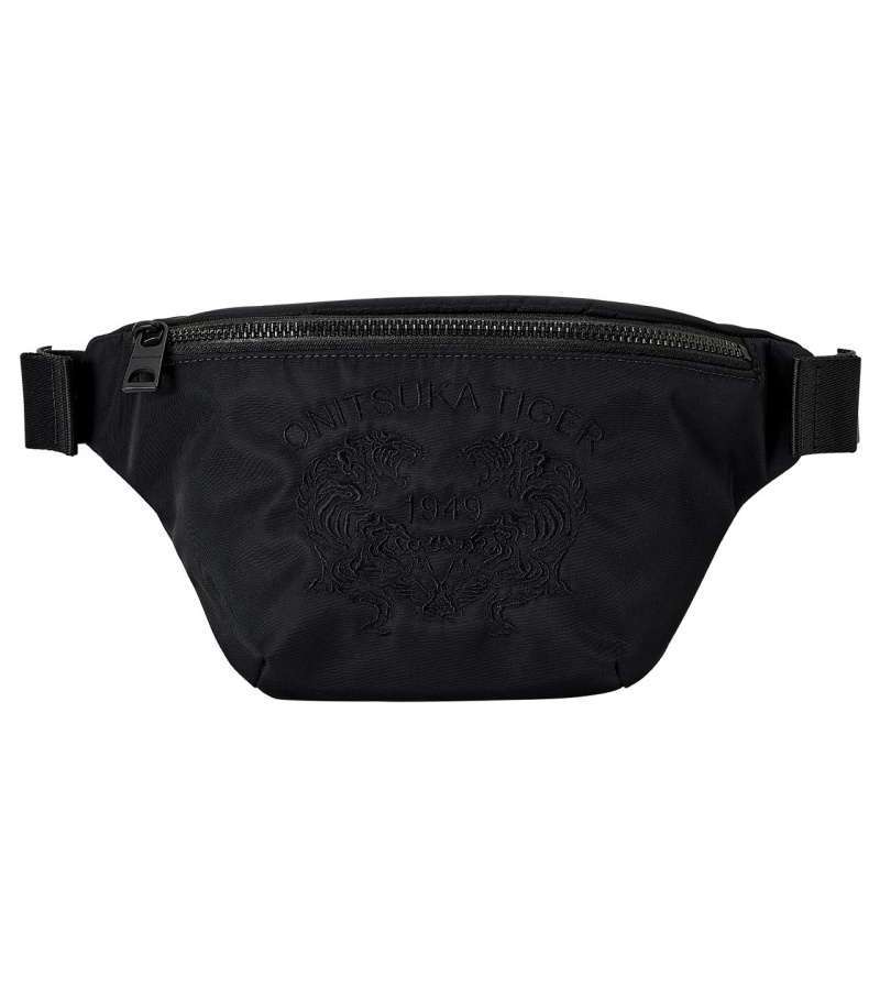 Black Onitsuka Tiger Waist Pouch | 02497-JSRO