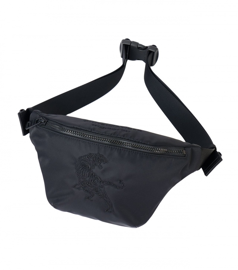 Black Onitsuka Tiger Waist Pouch | 14759-ZMKG