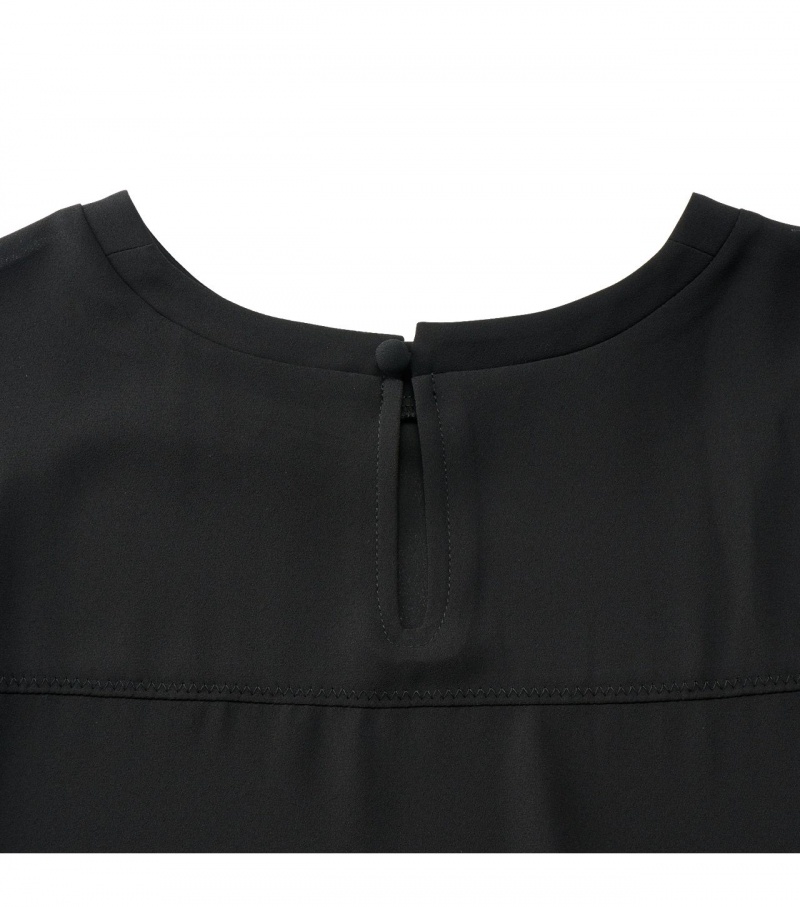 Black Onitsuka Tiger Ws Dress | 37894-VMKW