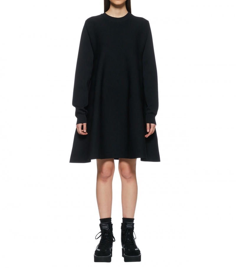 Black Onitsuka Tiger Ws Knit Dress | 25047-OBNE